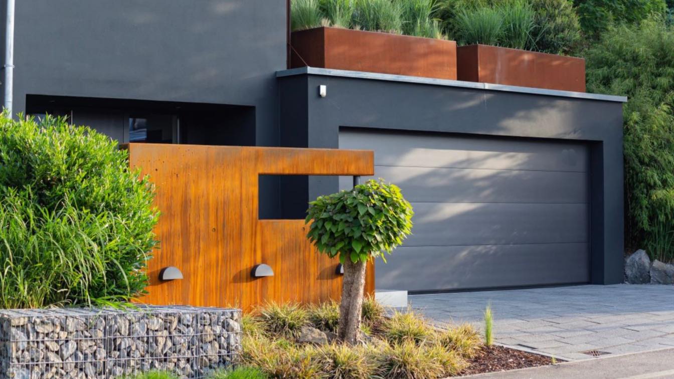 Contemporary garage door design